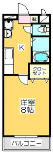 サンライズマンション【2階】の間取り