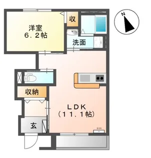 サクラーレ【1階】の間取り