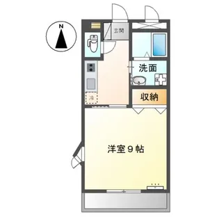 エルビス今里【2階】の間取り