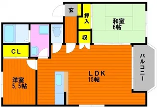 ヴェル・フィオーレN.T D【1階】の間取り