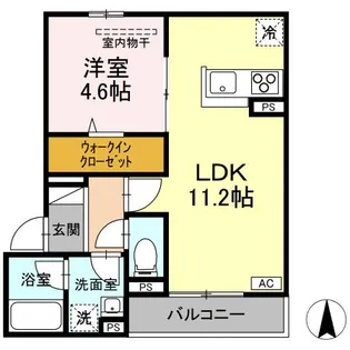 ラフィネ西桜町【3階】の間取り