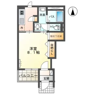 スリジエ B【1階】の間取り