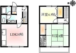 パルデンス木太【102号室】の間取り