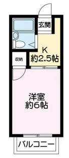 ハイネス能島Ⅱ【1F号室】の間取り