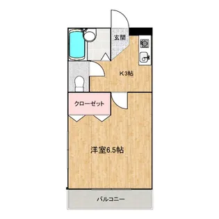 スカイパレス【2階】の間取り