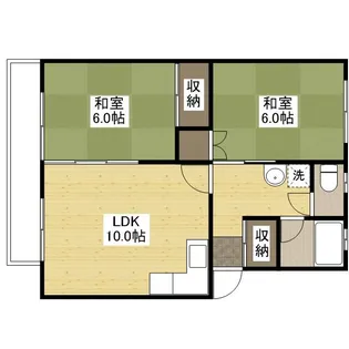 新涯マンションB【305号室】の間取り