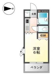 エスポワール老松【2階】の間取り