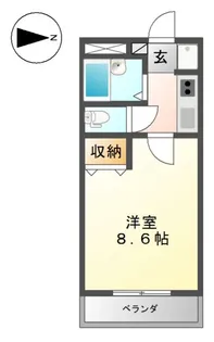 エステート山下【1階】の間取り