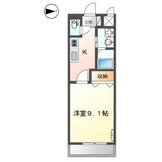 ウエストゲート【1階】の間取り