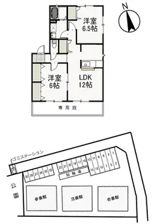さにぃてらす'03 参番館【1階】の間取り