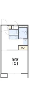 レオパレスプログレスin【1階】の間取り