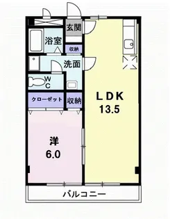パルネットエポック【2階】の間取り