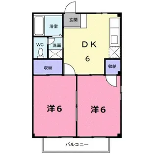 シティハイツ池の浦【2階】の間取り