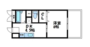 メゾン石原【407号室】の間取り