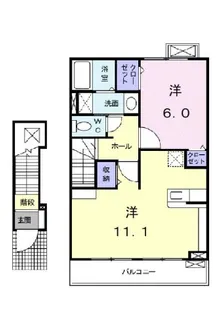 ベル・アンジュ I【2階】の間取り