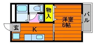 DNパレス B【1階】の間取り