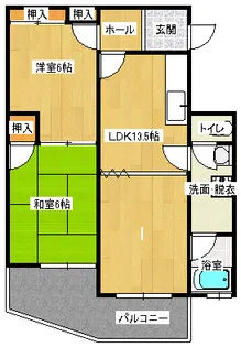 ビバリーヒルズ【4階】の間取り