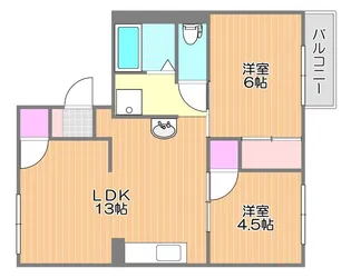 メゾンドK【2階】の間取り