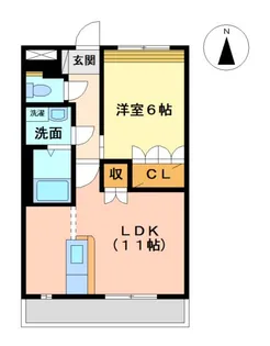 グランディール・フローラ【2階】の間取り