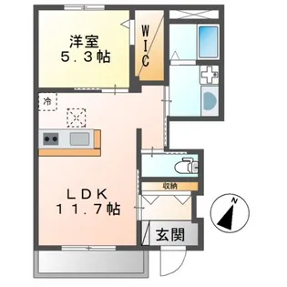 ブランシェ(Branchee)【1階】の間取り