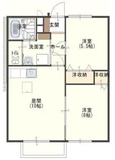 ウェルヴィラM【1階】の間取り