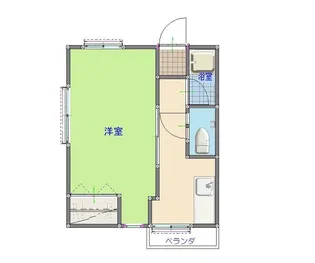 土堂シティマンション【2階】の間取り