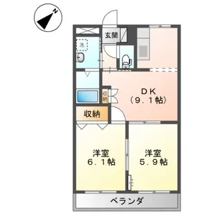プロニティ T&S【2階】の間取り