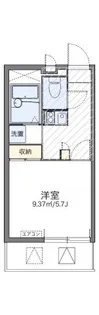 レオパレスコスモスⅡ【212号室】の間取り