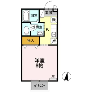 ヴィラⅡ【2階】の間取り