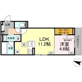 D-residence明神【1階】の間取り