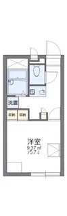 レオパレス栄【105号室】の間取り