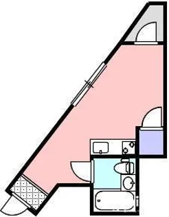 ユニバ扇町【2階】の間取り