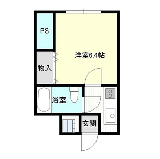 甲斐ビル【303号室】の間取り