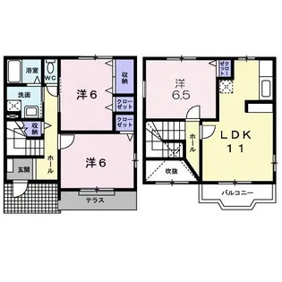 ビーグル ビーグル Ⅱ【1階】の間取り
