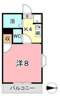 ステーションパレス I【107号室】の間取り