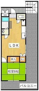 永信マンション【307号室】の間取り