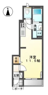 マンダリーヌ【1階】の間取り