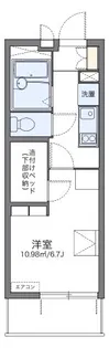 レオパレス瓦町【2階】の間取り