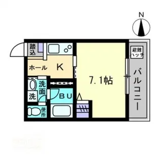 Maison de QuatreⅢ(メゾン ド キャトルⅢ)【3階】の間取り