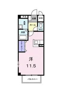 フラン カーサ【1階】の間取り