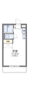 レオパレスウイング近藤【2階】の間取り