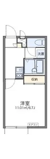 レオパレスエヌエヌ【1階】の間取り