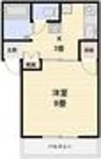 プレジール藤原【1階】の間取り