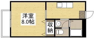 サンライズ鶴新田【102号室】の間取り