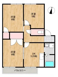 レジデンス今井A棟【203号室】の間取り