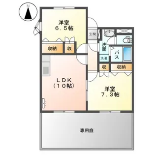 コンフォート【1階】の間取り