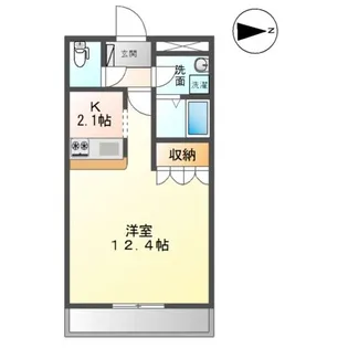 タウニーエンジェル・K【2階】の間取り