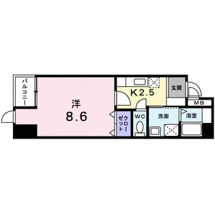 グレース栗林【2階】の間取り