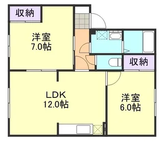 サンコーポ【102号室】の間取り