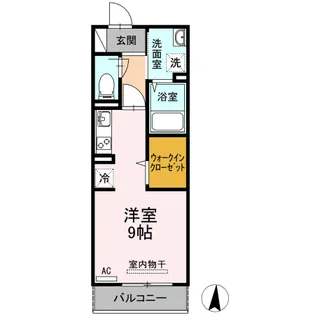 DーROOM船町【2階】の間取り